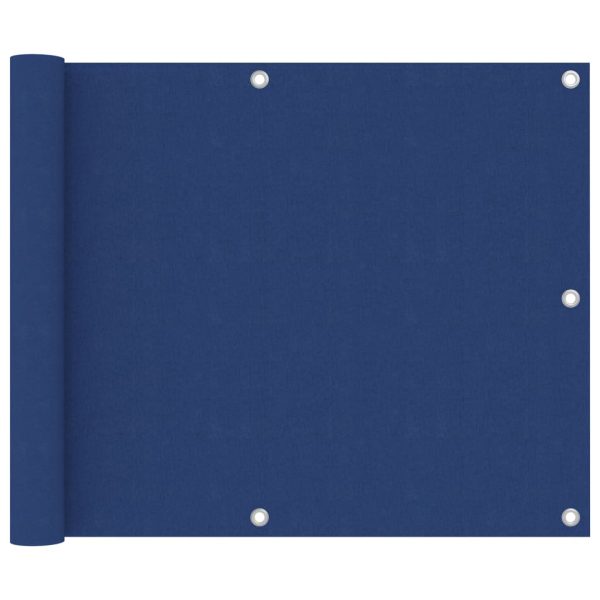 Balkónová markíza, modrá 75x500 cm, oxfordská látka