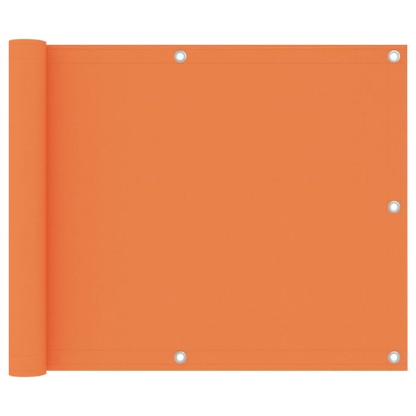 Balkónová markíza, oranžová 75x300 cm, oxfordská látka