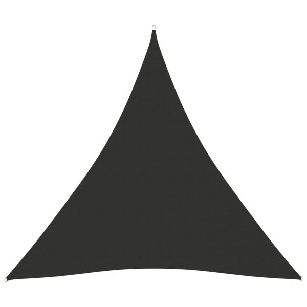 Tieniaca plachta oxfordská látka trojuholníková 4,5x4,5x4,5 m antracitová