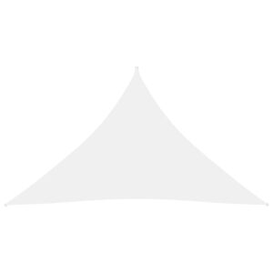 Tieniaca plachta oxfordská látka trojuholníková 5x5x6 m biela