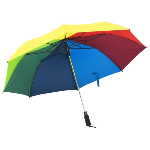 Automatický skladací dáždnik viacfarebný 124 cm