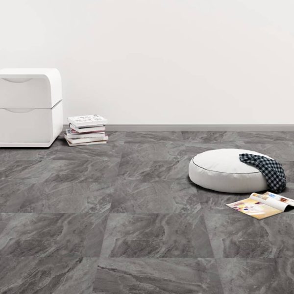 Samolepiace podlahové dosky z PVC 5,11 m², čierna so vzorom