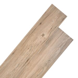 Podlahové dosky z PVC 5,26 m², 2 mm, hnedý dub