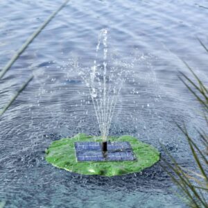 HI Solárne plávajúce fontánové čerpadlo tvar lotosového kvetu