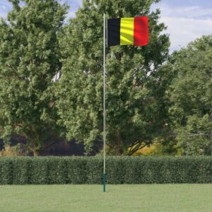 Vlajka Belgicka a tyč 6,23 m hliník