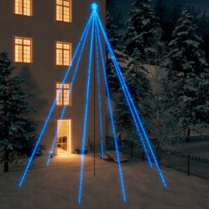 Svetlá na vianočný stromček interiér exteriér 1300 LED modré 8m
