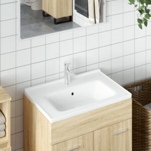 Kúpeľňové umývadlo biele 71x48x19,5 cm obdĺžnikové keramické