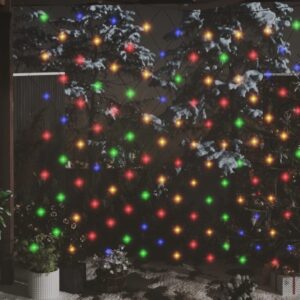Vianočná svetelná sieť farbná 4x4 m 544 LED interiér exteriér