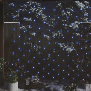 Vianočná svetelná sieť modrá 4x4 m 544 LED interiér exteriér