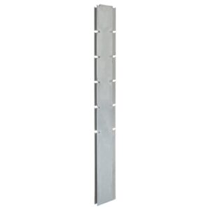 Gabionový plotový stĺpik strieborný 160 cm pozinkovaná oceľ