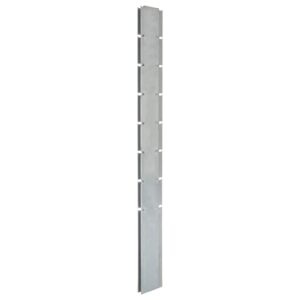 Gabionový plotový stĺpik strieborný 200 cm pozinkovaná oceľ