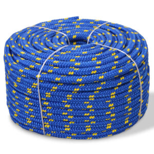 Lodné lano, polypropylén, 12 mm, 50 m, modré