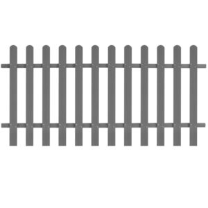 Latkový plot, WPC 200x100 cm