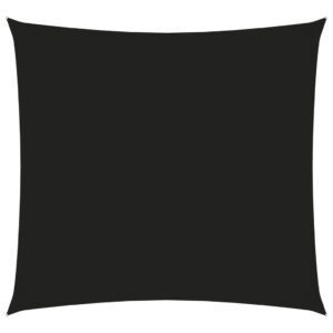 Tieniaca plachta oxfordská látka štvorcová 4,5x4,5 m čierna