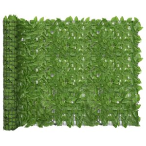 Balkónová markíza so zelenými listami 600x150 cm