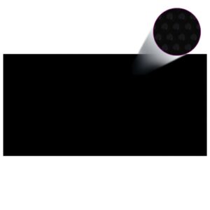Bazénová plachta, čierna 975x488 cm, PE