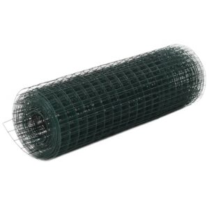 Drôtené pletivo, oceľ potiahnutá PVC 10x0,5 m, zelené