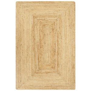 Ručne vyrobený jutový koberec prírodný 80x160 cm