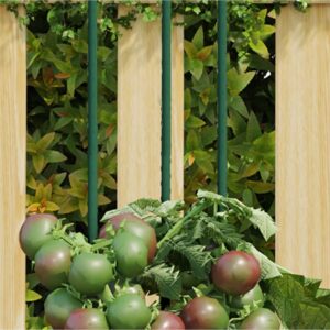 Záhradné kolíky 30 ks zelené 90 cm oceľ