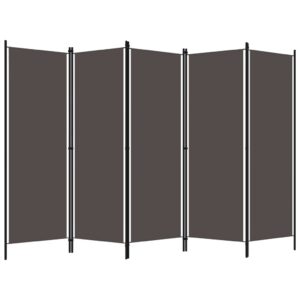 5-panelový paraván antracitový 250x180 cm Produkt