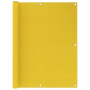 Balkónová markíza, žltá 120x500 cm, HDPE