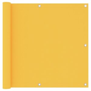 Balkónová markíza, žltá 90x500 cm, oxfordská látka