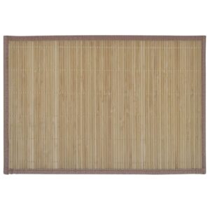 Bambusové prestieranie, 6 ks, 30 x 45 cm, hnedé Produkt
