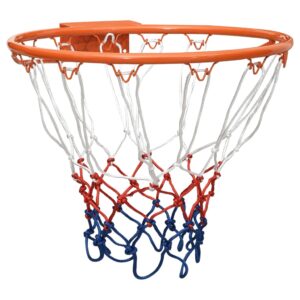 Basketbalový kôš čierny 39 cm oceľ
