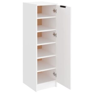 Botník biely 30x35x100 cm spracované drevo - eshop