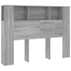 Čelo postele so skrinkou sivý dub sonoma 140x18,5x104,5 cm Produkt