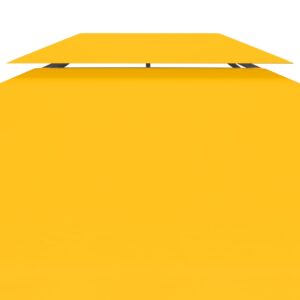 Fotka  Dvojitá strieška na altánok 310 g/m², 4x3 m, žltá