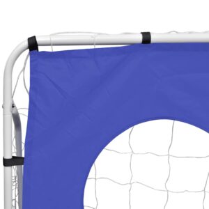 Futbalová bránka s cvičnou plachtou, oceľ 240x92x150cm, vysokokvalitná Foto