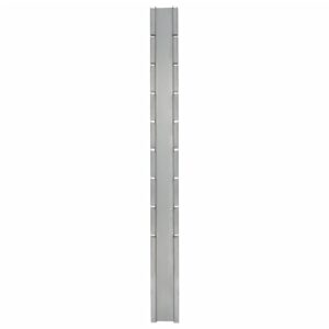 Gabionový plotový stĺpik strieborný 220 cm pozinkovaná oceľ Obrázok