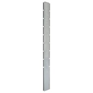 Gabionový plotový stĺpik strieborný 220 cm pozinkovaná oceľ