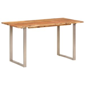 Jedálenský stôl 140x70x76 cm masívne akáciové drevo