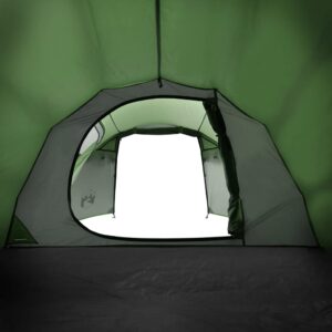 Foto  Kempingový stan tunelový 3 osoby zelený vodeodolný