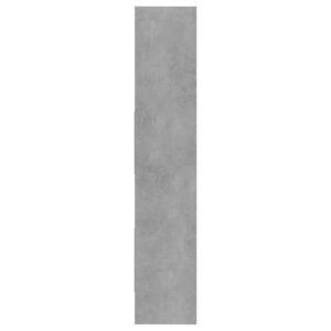 Knižnica, betónovo sivá 60x35x180 cm, kompozitné drevo Obrázok