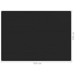 Koberec do stanu 250x350 cm čierny Obrázok