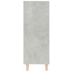 Komoda betónovo sivá 69,5x32,5x90 cm spracované drevo Obrázok