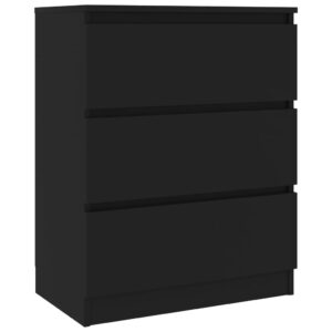 Komoda, čierna 60x35x76 cm, kompozitné drevo Produkt