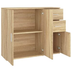 Produkt  Komoda dub sonoma 91x29,5x75 cm spracované drevo