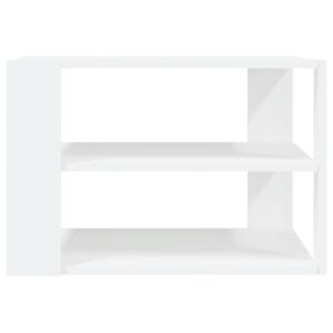 Konferenčný stolík biely 59,5x59,5x40 cm kompozitné drevo Obrázok