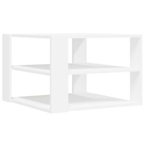 Fotka  Konferenčný stolík biely 59,5x59,5x40 cm kompozitné drevo