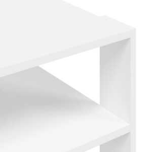 Konferenčný stolík biely 59,5x59,5x40 cm kompozitné drevo - predaj