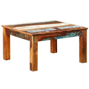 Konferenčný stolík, štvorcový, recyklované drevo