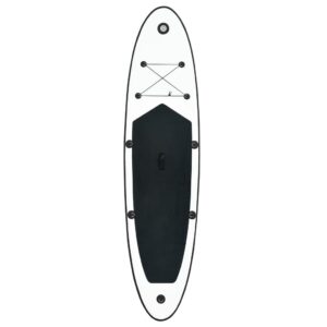 Nafukovací Stand up paddleboard, čierno biely Foto