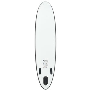 Nafukovací Stand up paddleboard, čierno biely Obrázok