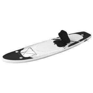 Nafukovací Stand up paddleboard čierny 330x76x10 cm Produkt