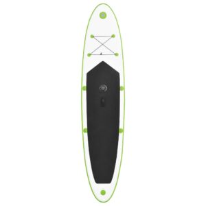 Nafukovací Stand up paddleboard s plachtou, zeleno biely - eshop