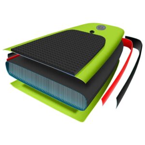 Foto  Nafukovací Stand up paddleboard zelený 360x81x10 cm